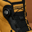 Bota Masculina Ortopédica de Cano Médio Vulcan com Amarração por Polia em Couro Legítimo e Poliuretano + BRINDES