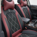 Capa Completa Dominus Automotiva Térmica em Couro Legítimo, Seda Gelada e Malha Extra Forte com Espuma de Memória + Tapete e Capa de Volante GRÁTIS